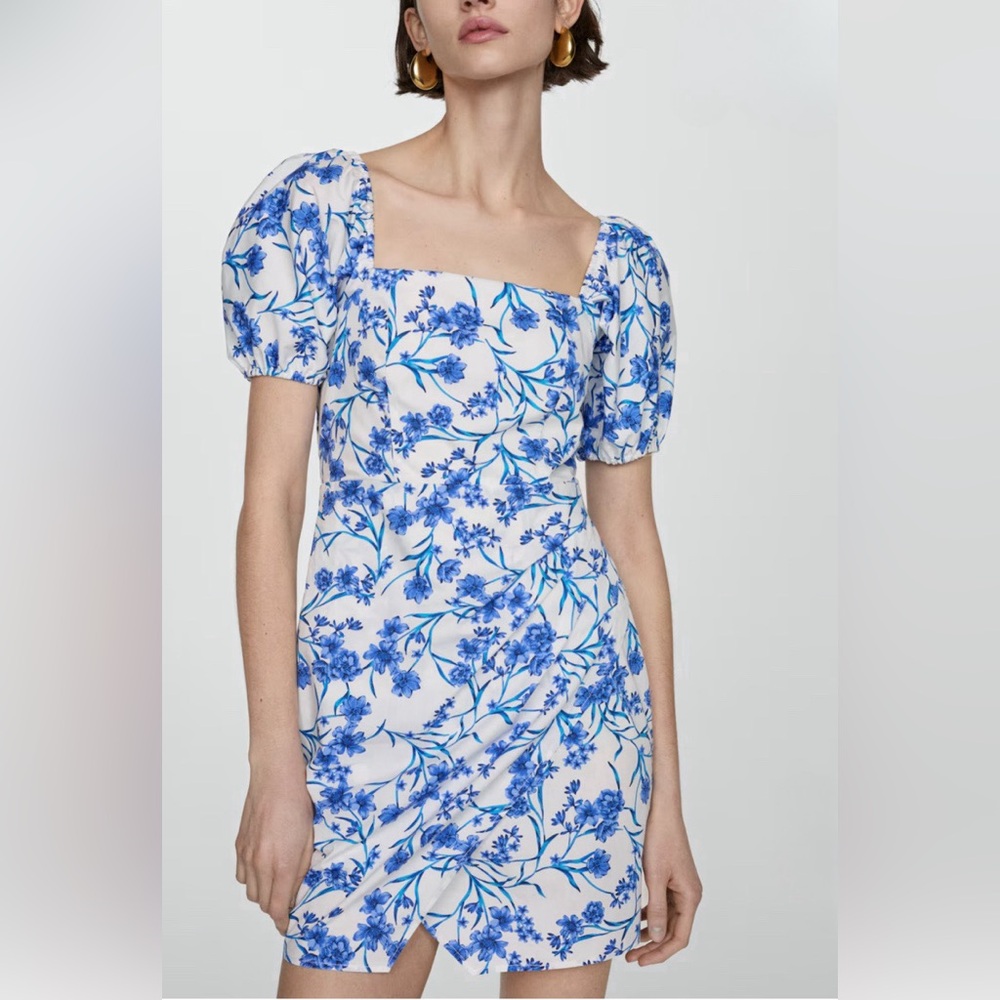 Mango floral dress